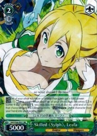 Skilled Sylph, Leafa (SAO/S26-E021 RR) - Sword Art Online Vol.2