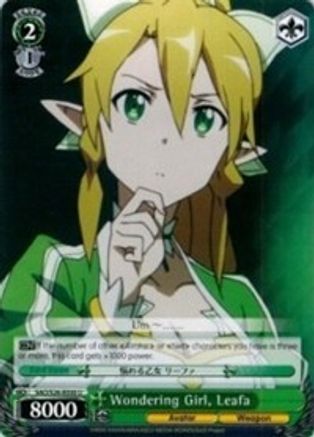 Wondering Girl, Leafa (SAO/S26-E030 U) - Sword Art Online Vol.2