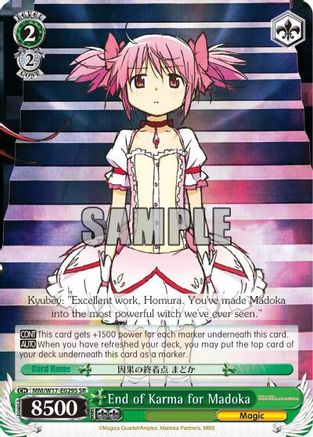 End of Karma for Madoka (SR) (MM/W17-E029S SR) - Puella Magi Madoka Magica