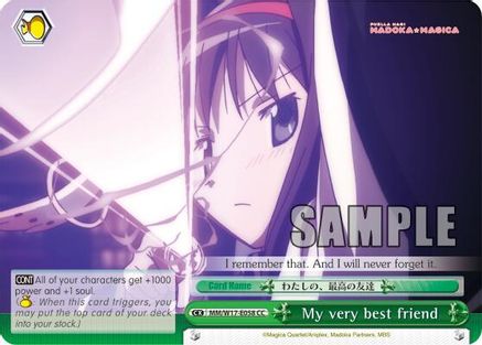 My very best friend (MM/W17-E058 CC) - Puella Magi Madoka Magica