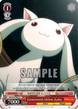Extraterrestrial Lifeform, Kyubey (MM/W17-E075 C) - Puella Magi Madoka Magica