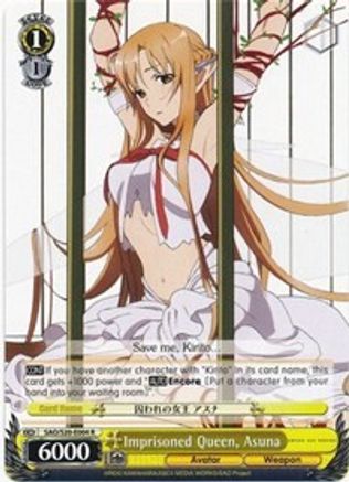 Imprisoned Queen, Asuna (SAO/S20-E004 R) - Sword Art Online