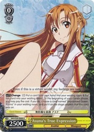 Asuna's True Expression (SAO/S20-E009 U) - Sword Art Online