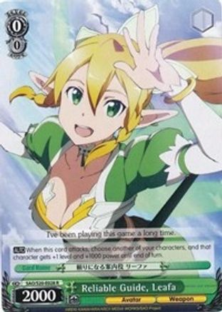 Reliable Guide, Leafa (SAO/S20-E028 R) - Sword Art Online