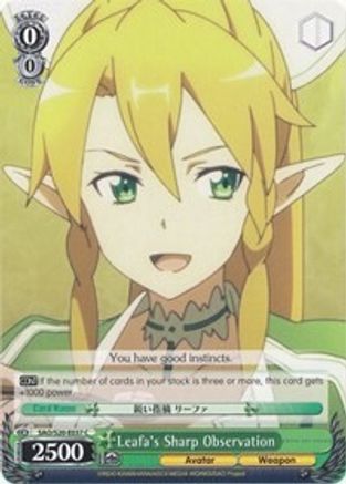 Leafa's Sharp Observation (SAO/S20-E037 C) - Sword Art Online