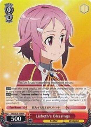 Lisbeth's Blessings (SAO/S20-E048 R) - Sword Art Online
