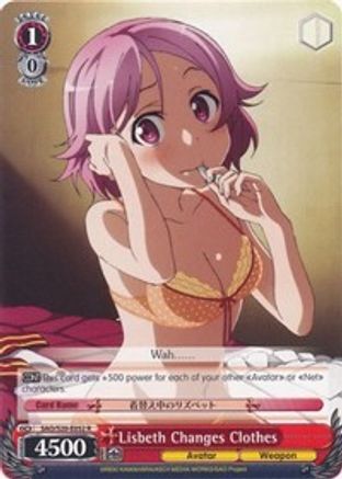 Lisbeth Changes Clothes (SAO/S20-E052 R) - Sword Art Online
