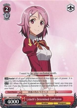 Lisbeth's Determined Confession (SAO/S20-E053 R) - Sword Art Online