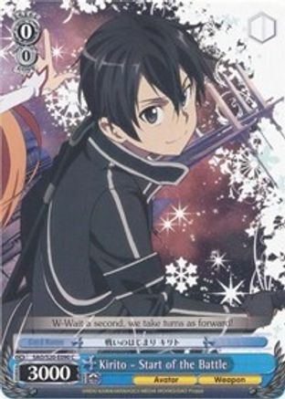 Kirito - Start of the Battle (SAO/S20-E090 C) - Sword Art Online