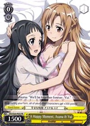 A Happy Moment, Asuna & Yui (SAO/S20-PE03 PR) - Sword Art Online