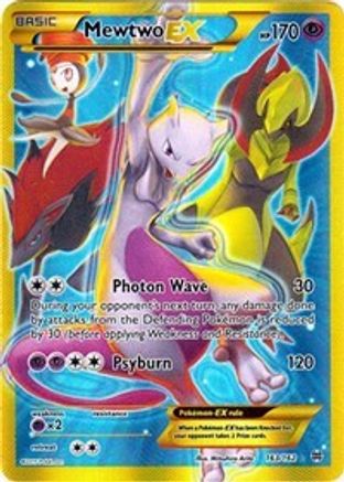 Mewtwo EX (163 Secret Full Art) 163/162 - Holofoil XY BREAKthrough - Secret Rare