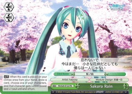 Sakura Rain (PD/S29-E122 PR) - Hatsune Miku: Project DIVA F 2nd