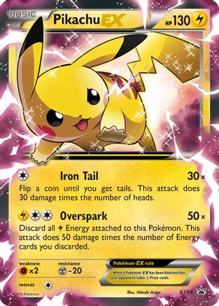 Pikachu EX XY84 - Holofoil XY Promos - Promo