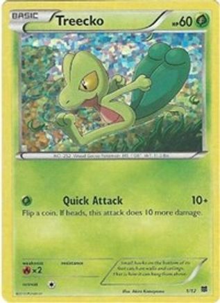 Treecko 001/12 - Holofoil McDonalds Promos 2015 - Promo