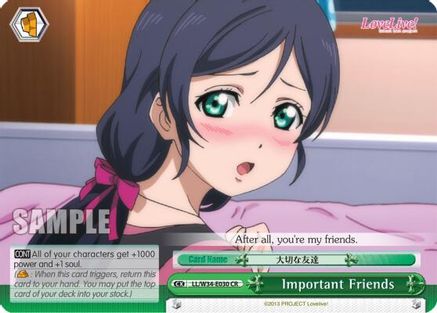 Important Friends (LL/W34-E030 CR) - Love Live! Vol. 2