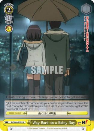 Way Back on a Rainy Day (SY/W08-E021 U) - The Melancholy of Haruhi Suzumiya