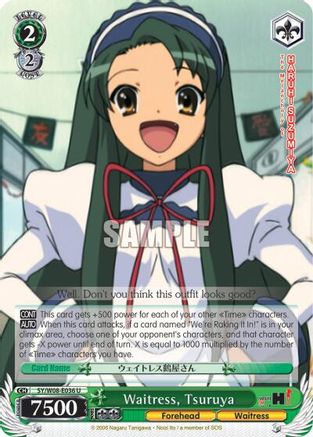 Waitress, Tsuruya (SY/W08-E036 U) - The Melancholy of Haruhi Suzumiya