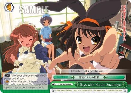 Days with Haruhi Suzumiya (SY/W08-E048 CR) - The Melancholy of Haruhi Suzumiya