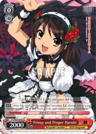 Primp and Proper Haruhi (SY/W08-E059 U) - The Melancholy of Haruhi Suzumiya