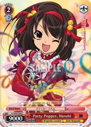 Party Popper, Haruhi (SY/W08-E068 C) - The Melancholy of Haruhi Suzumiya