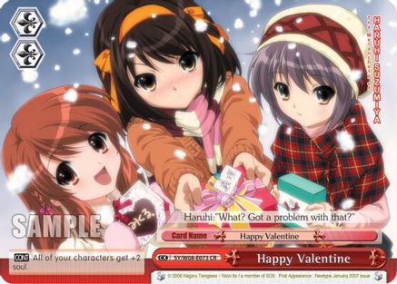 Happy Valentine (SY/W08-E073 CR) - The Melancholy of Haruhi Suzumiya