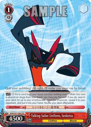 Talking Sailor Uniform, Senketsu (TD) (KLK/S27-TE03 TD) - KILL la KILL