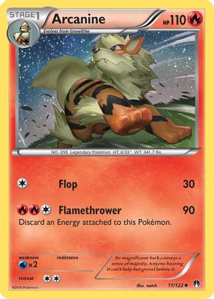 Arcanine 011/122 XY BREAKpoint - Uncommon