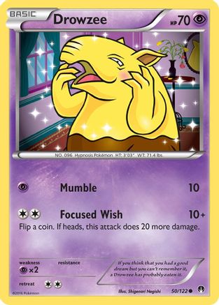 Drowzee 050/122 - Reverse Holofoil XY BREAKpoint - Common