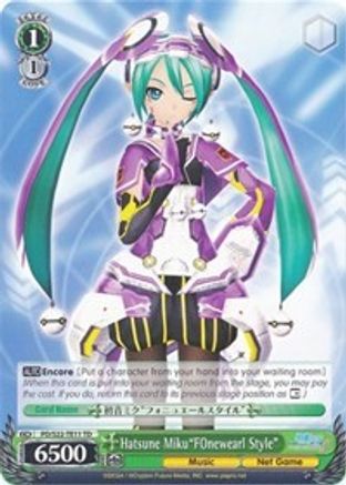 Hatsune Miku"FOnewearl Style" (TD) (PD/S22-TE11 TD) - Hatsune Miku -Project DIVA- f