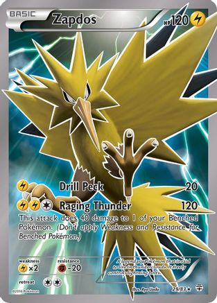 Zapdos 029/83 - Holofoil Generations - Holo Rare