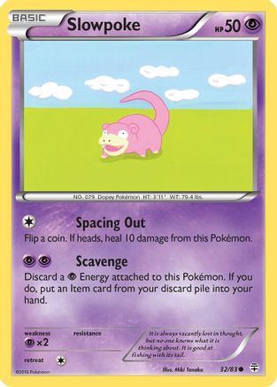 Slowpoke 032/83 - Reverse Holofoil Generations - Common