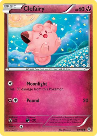 Clefairy 050/83 - Reverse Holofoil Generations - Common