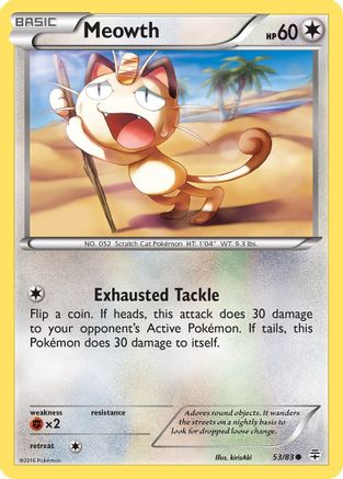 Meowth 053/83 Generations - Common