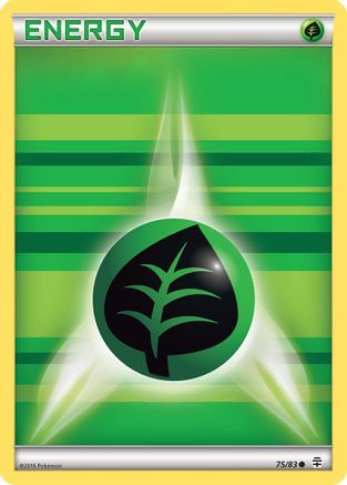 Grass Energy 075/83 - Reverse Holofoil Generations - Common