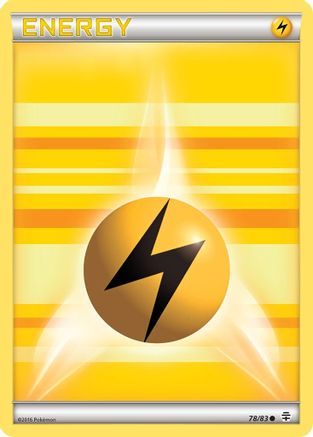 Lightning Energy 078/83 - Reverse Holofoil Generations - Common