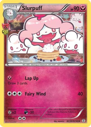 Slurpuff RC20/RC32 - Holofoil Generations Radiant Collection - Uncommon