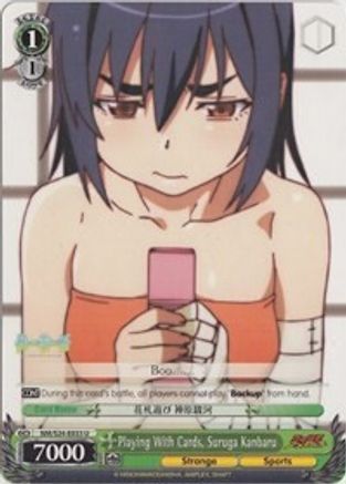 Playing With Cards, Suruga Kanbaru (NM/S24-E033) - NISEMONOGATARI