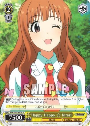 Happy Happy Kirari (IMC/W41-E010 R) - The iDOLM@STER Cinderella Girls