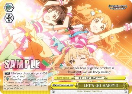 LET'S GO HAPPY!! (RRR) (IMC/W41-E036R RRR) - The iDOLM@STER Cinderella Girls