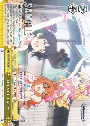 LET'S GO HAPPY!! (SR) (IMC/W41-E036S SR) - The iDOLM@STER Cinderella Girls