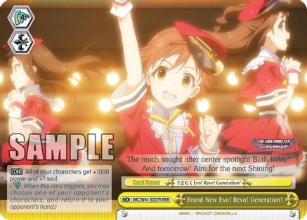Brand New Evo! Revo! Generation! (RRR) (IMC/W41-E037R RRR) - The iDOLM@STER Cinderella Girls
