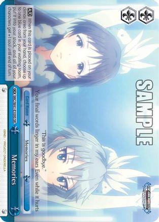 Memories (SR) (IMC/W41-E109S SR) - The iDOLM@STER Cinderella Girls