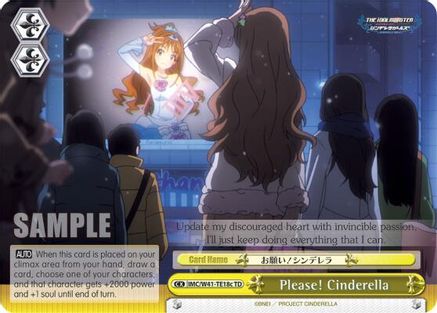 Please! Cinderella (Yellow) (C) (IMC/W41-TE18c TD) - The iDOLM@STER Cinderella Girls