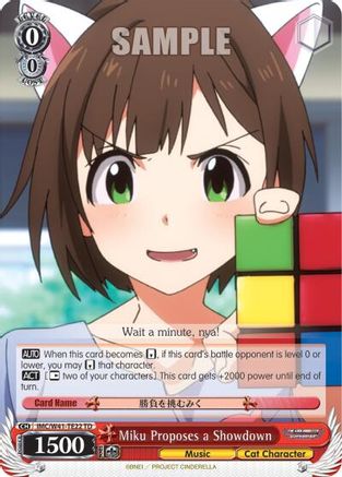 Miku Proposes a Showdown (IMC/W41-TE22 TD) - The iDOLM@STER Cinderella Girls