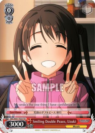 Smiling Double Peace, Uzuki (IMC/W41-TE25 TD) - The iDOLM@STER Cinderella Girls