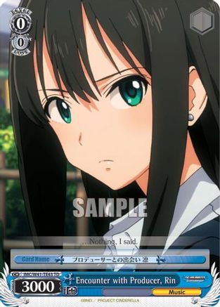 Encounter with Producer, Rin (IMC/W41-TE43 TD) - The iDOLM@STER Cinderella Girls