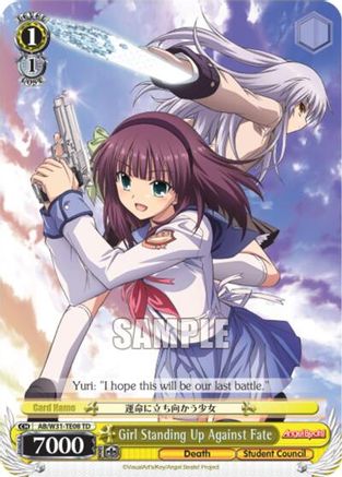 Girl Standing Up Against Fate (AB/W31-TE08 TD) - Angel Beats! Re:Edit