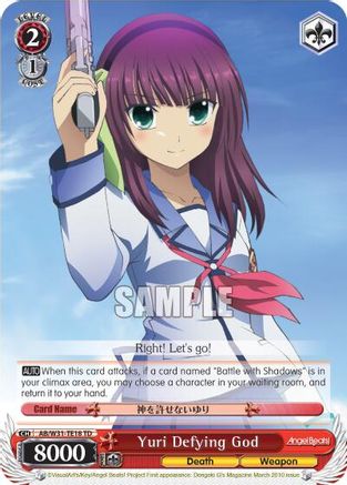Yuri Defying God (AB/W31-TE18 TD) - Angel Beats! Re:Edit