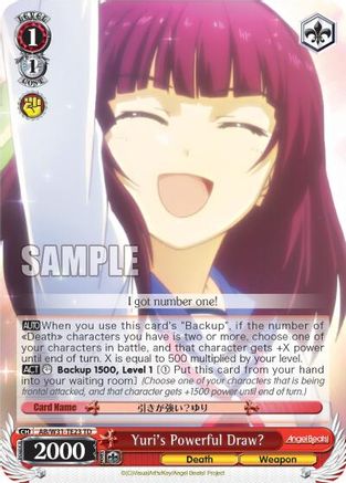 Yuri's Powerful Draw? (AB/W31-TE23 TD) - Angel Beats! Re:Edit