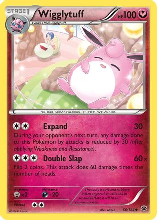 Wigglytuff 066/124 XY Fates Collide - Uncommon
